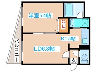 コンフォートステイ南郷通の物件間取画像